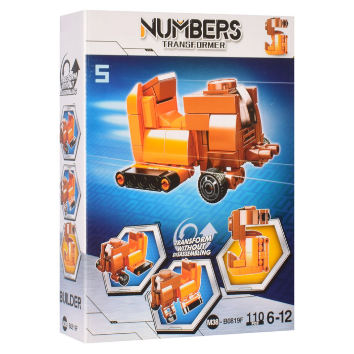 Конструктор BAMBI M38-B0819A 2в1, 86-110 деталей M38-B0819F Bambi