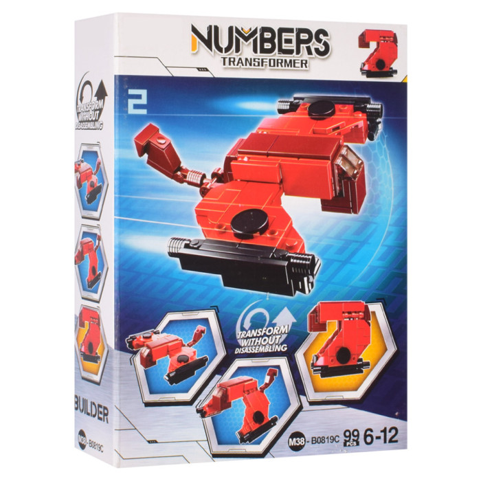 Конструктор BAMBI M38-B0819A 2в1, 86-110 деталей M38-B0819C Bambi