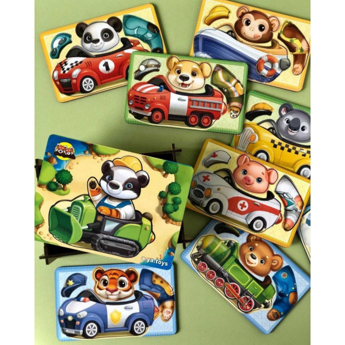 Настільна гра "Веселі водії" Ubumblebees (ПСФ080) PSF080 з картками Ubumblebees
