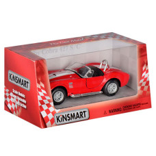 Дитяча колекційна машинка SHELBY COBRA KT5322W інерційна  Червоний Kinsmart