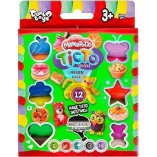 Дитяче тісто для ліплення Master Do 7521DT, 12 кольорів Danko Toys