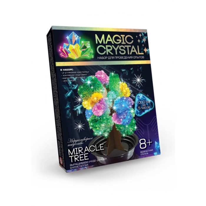 Дитячий набір для проведення дослідів "MAGIC CRYSTAL" OMC-01-01 безпечний Чудо-дерево Danko Toys
