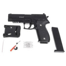 Дитячий пістолет на кульках "Sig Sauer 226" Galaxy G26+ чорний з кобурою Galaxy