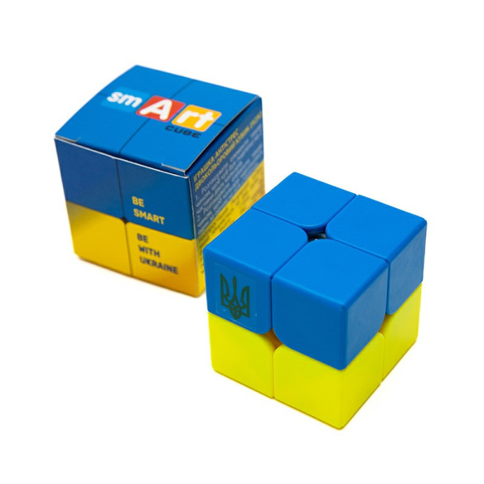 Головоломка Розумний кубик 2х2х2 "Прапор України" SCU222 (Bicolor Smart Cube 2x2x2 "Ukraine") Smart Cube