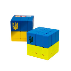 Головоломка Розумний кубик SCU333 "Прапор України" (Bicolor Bump Smart Cube "Ukraine") Smart Cube