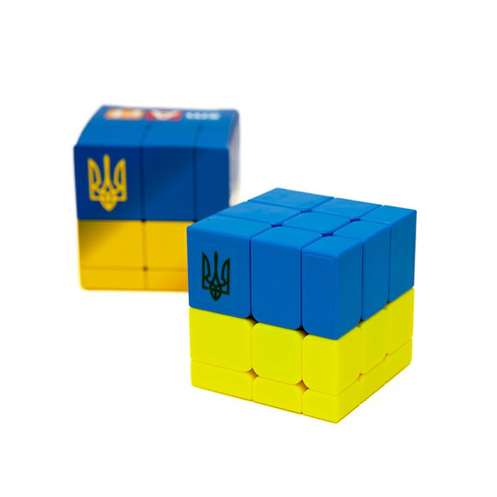 Головоломка Розумний кубик SCU333 "Прапор України" (Bicolor Bump Smart Cube "Ukraine") Smart Cube