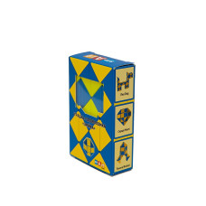 Головоломка Розумний кубик "Змійка синьо-жовта" SCU024 (Smart Cube Twisty Puzzle Snake "Ukraine") Smart Cube
