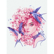 Картина за номерами "Мелодійна"©lesya_nedzelska_art Ідейка KHO4958 30х40 см Идейка