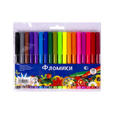 Дитячі Фломастери "Фломіки" COLOR-IT CR550-18 18 кольорів COLOR-IT