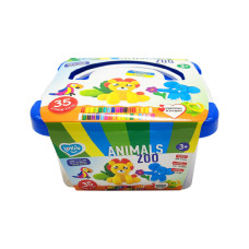 Набір для ліплення із тістом "Zoo animals box" Lovin 41221 Lovin