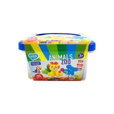 Набір для ліплення із тістом "Zoo animals box" Lovin 41221 Lovin