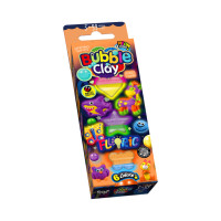 Набір для творчості "BUBBLE CLAY "FLUORIC" BBC-FL-6-01U Укр  BBC-FL-6-01U Danko Toys