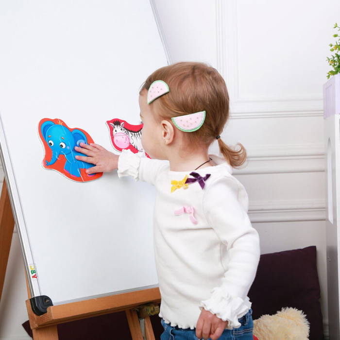 Магнітні бебі пазли "Зебра та слоненя" Vladi toys VT3208-12 Vladi toys
