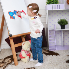 Магнітні бебі пазли "Зебра та слоненя" Vladi toys VT3208-12 Vladi toys