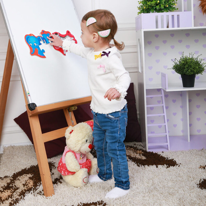 Магнітні бебі пазли "Зебра та слоненя" Vladi toys VT3208-12 Vladi toys