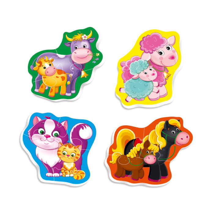 Дитячі пазли Baby Puzzle "Мама та малюк" Vladi toys VT1106-97 Vladi toys