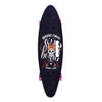 Пенні борд "Skull" 24" Bambi SC20520 з ручкою, PU колеса зі світлом Bambi
