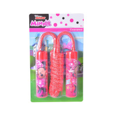 Скакалка дитяча "Мінні Маус" Bambi LS1018 довжина 2,2 м Червоний Bambi