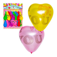 Набір повітряних кульок "I love you" COLOR-IT 11-96 кулька-гігант COLOR-IT