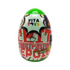 Конструктор у яйці "Герої" Vita Toys VTK 0074 100 деталей VitaToys