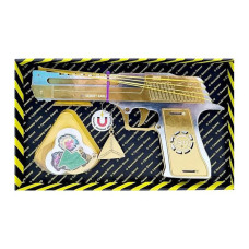 Зібрана модель Резинкостріл "DESERT EAGLE" DE-G-B, GOLD Сувенір-декор