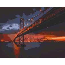 Картина за номерами "Golden Gate Bridge" Art Craft 11003-AC 40х50 см Art Craft