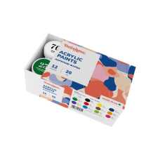 Акрилова фарба глянцева Набір 1201 Brushme AP1201, 12 цветов Brushme