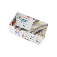 Акрилова фарба металік Набір 3001 Brushme AP3001 6 кольорів Brushme