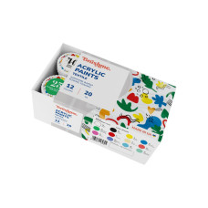Акрилова фарба текстильна Набір 4201 Brushme AP4201, 12 кольорів Brushme