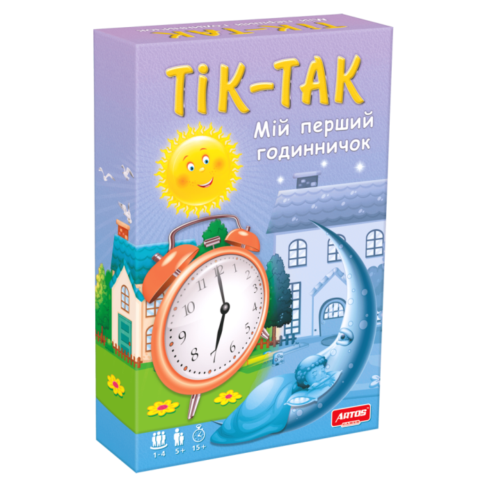 Дитяча розвиваюча гра "Тік-Так" 0819 перший годинник Artos Games