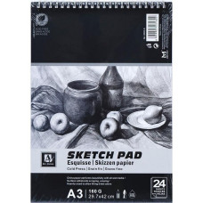 Альбом "Sketch Pad" 6002-S, А3 24 аркуші 160 г/м² Bambi
