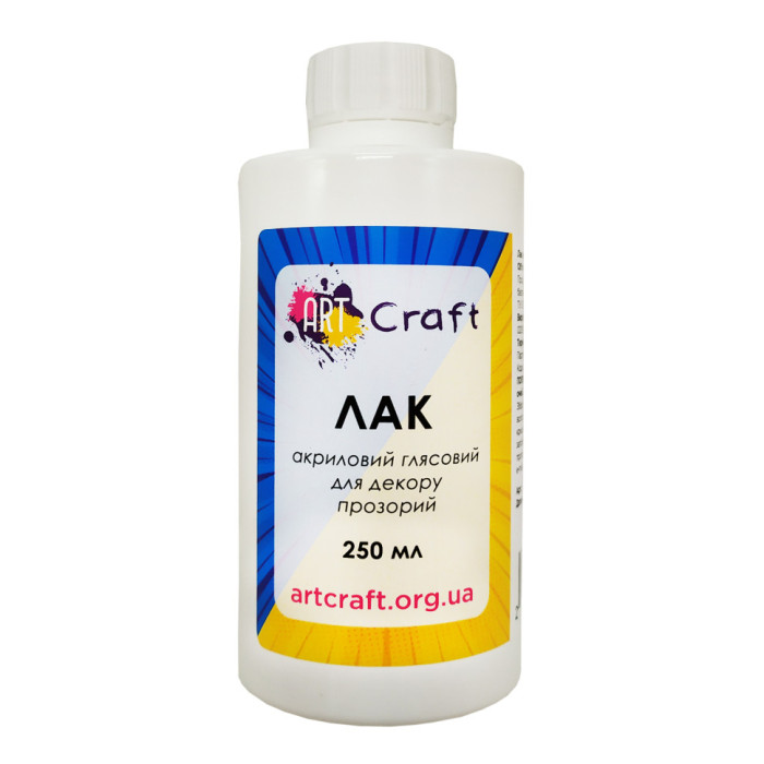 Лак акриловий глянсовий 250 мл Art Craft 5002-AC Art Craft