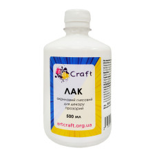 Лак акриловий глянсовий 500 мл Art Craft 5003-AC Art Craft