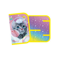 Пенал для школяра АП-1003, 19х10 см Wet Cat Апельсин