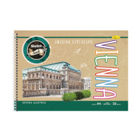 Скетчбук "Крафт"СБК-А4-32 А4, 32 аркуша Vienna Апельсин