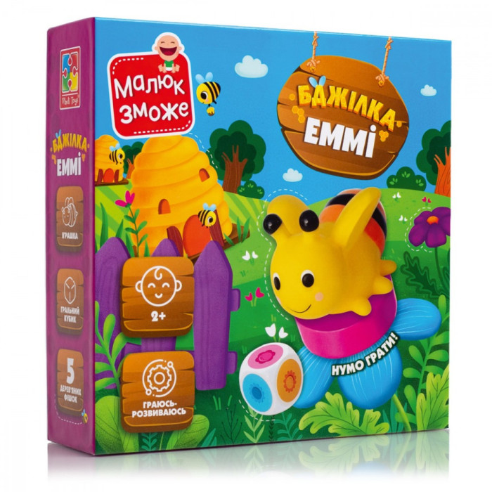 Настільна гра "Бджілка Еммі" VT2100-21 українською мовою Vladi Toys