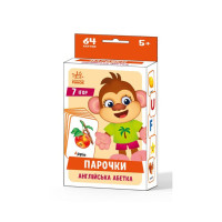 Настільна гра Парочки: Англійський алфавіт 1392002, 7 ігор Ranok Creative