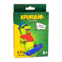 Настільна гра "Крокодил" 30339 розважальна, українською мовою Strateg