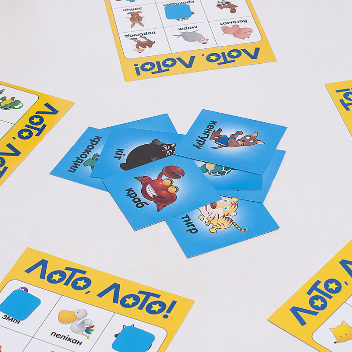 Дитяча настільна гра ЛОТО, ЛОТО! Arial 910374 укр. мовою Arial