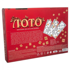 Лото 30656 з дерев'яними фішками Strateg