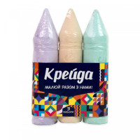 Крейда "Олівець" 50123, 3 штуки Strateg
