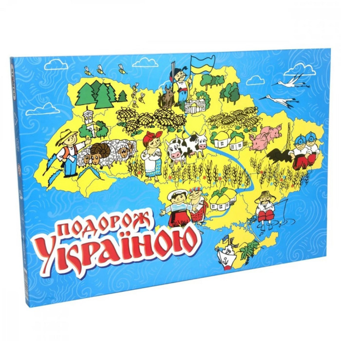 Настільна гра "Подорож Україною" 59ST Strateg