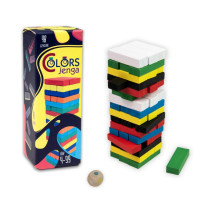 Настільна гра "Colors Jenga" 30717, 48 брусків, українською мовою Strateg