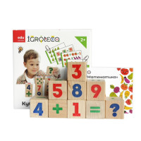 Розвиваючі кубики "Математика" 900736, 9 кубиків, 30 завдань Igroteco