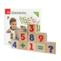 Розвиваючі кубики "Математика" 900736, 9 кубиків, 30 завдань Igroteco
