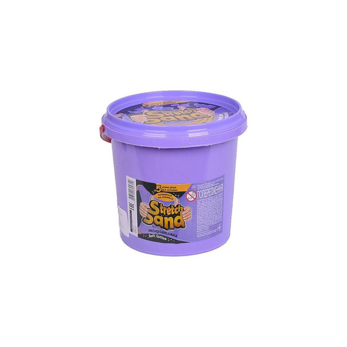 Креативна творчість "Stretch Sand" STS-01-01U 700 гр Фіолетовий Danko Toys