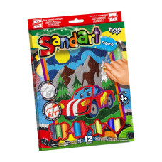 Набір для творчості "SandArt" SA-02-01…10 фреска з піску Машинка Danko Toys