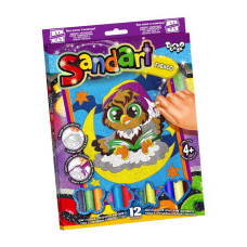Набір для творчості "SandArt" SA-02-01…10 фреска з піску Сова Danko Toys
