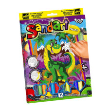 Набір для творчості "SandArt" SA-02-01…10 фреска з піску Динозавр Danko Toys