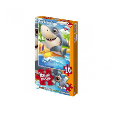 М'які пазли "Акула" S20-09-08, 20 елементів Danko Toys